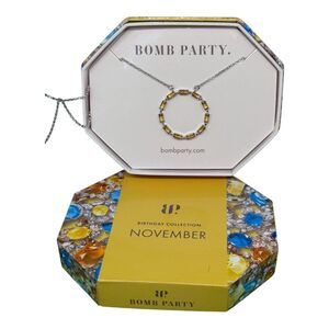 Bomb party November Necklace RBP 4354